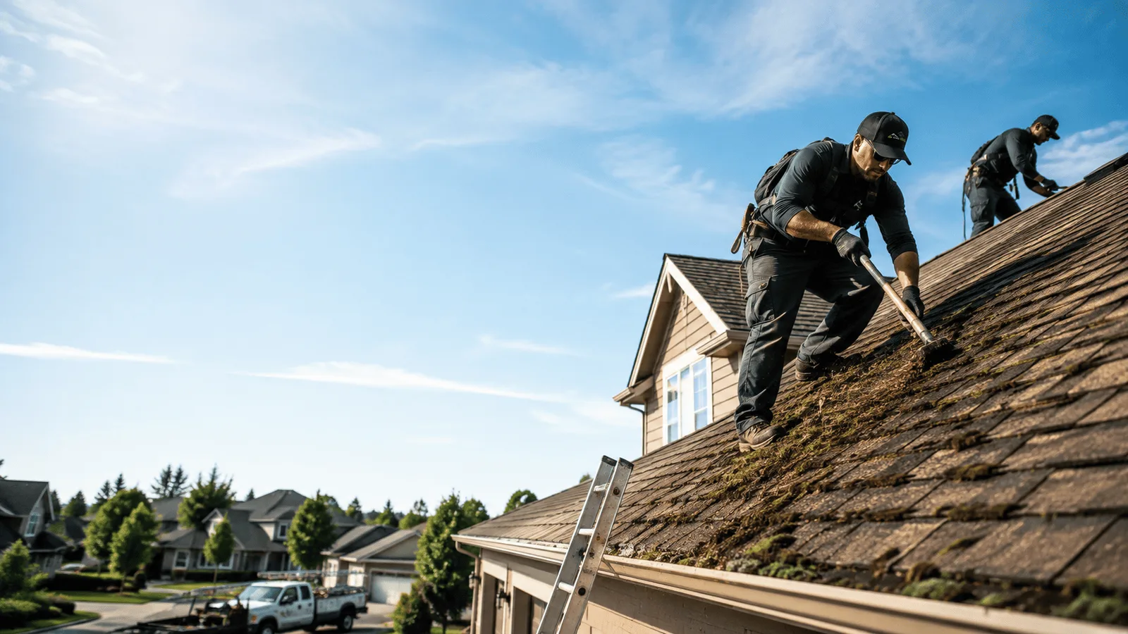 Roof Moss Removal in Cedar Rapids, IA near me